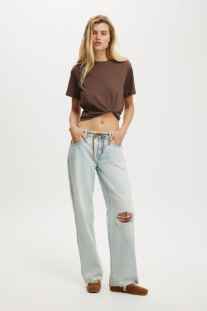 Low Rise Straight Jean