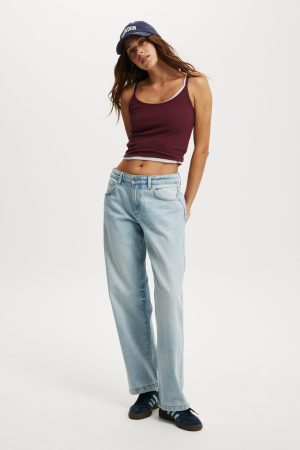 Low Rise Straight Jean