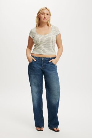 Low Rise Straight Jean