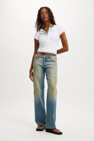 Low Rise Straight Jean