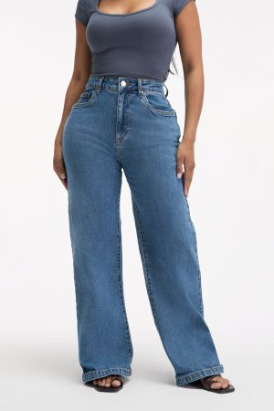 Curvy Stretch Wide Jean