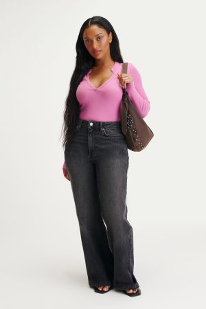 Curvy Stretch Wide Jean