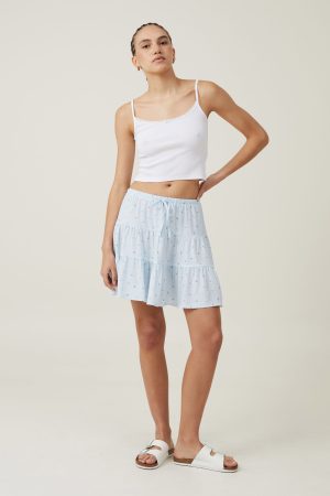Haven Tiered Mini Skirt