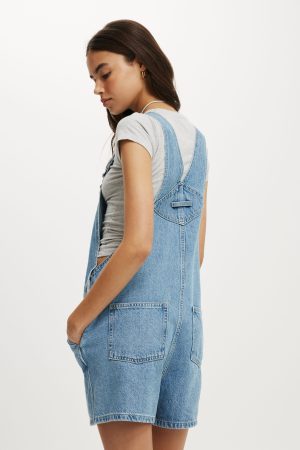 Short Denim Overall