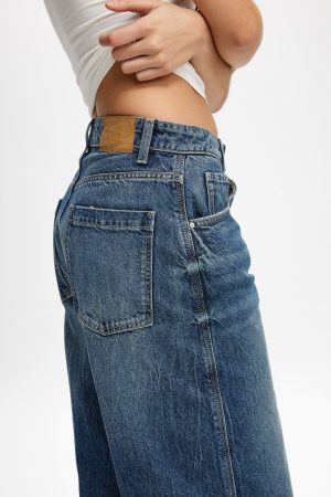 90 S Baggy Denim Jort