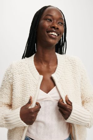 Shaggy Crew Texture Cardigan