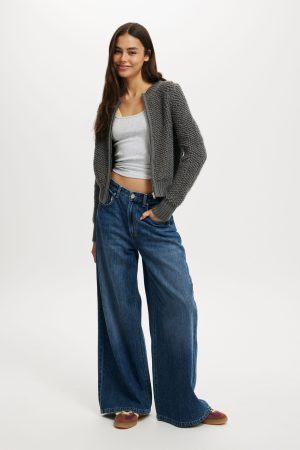 Shaggy Crew Texture Cardigan