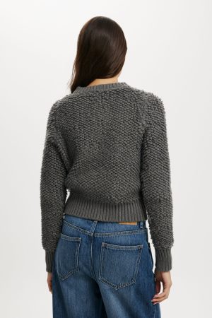 Shaggy Crew Texture Cardigan