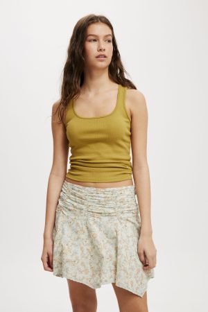Georgie Hanky Hem Mini Skirt