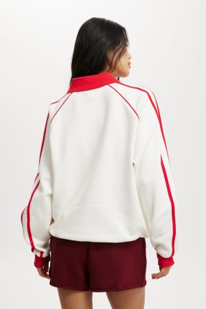 Sporty Polo Sweatshirt