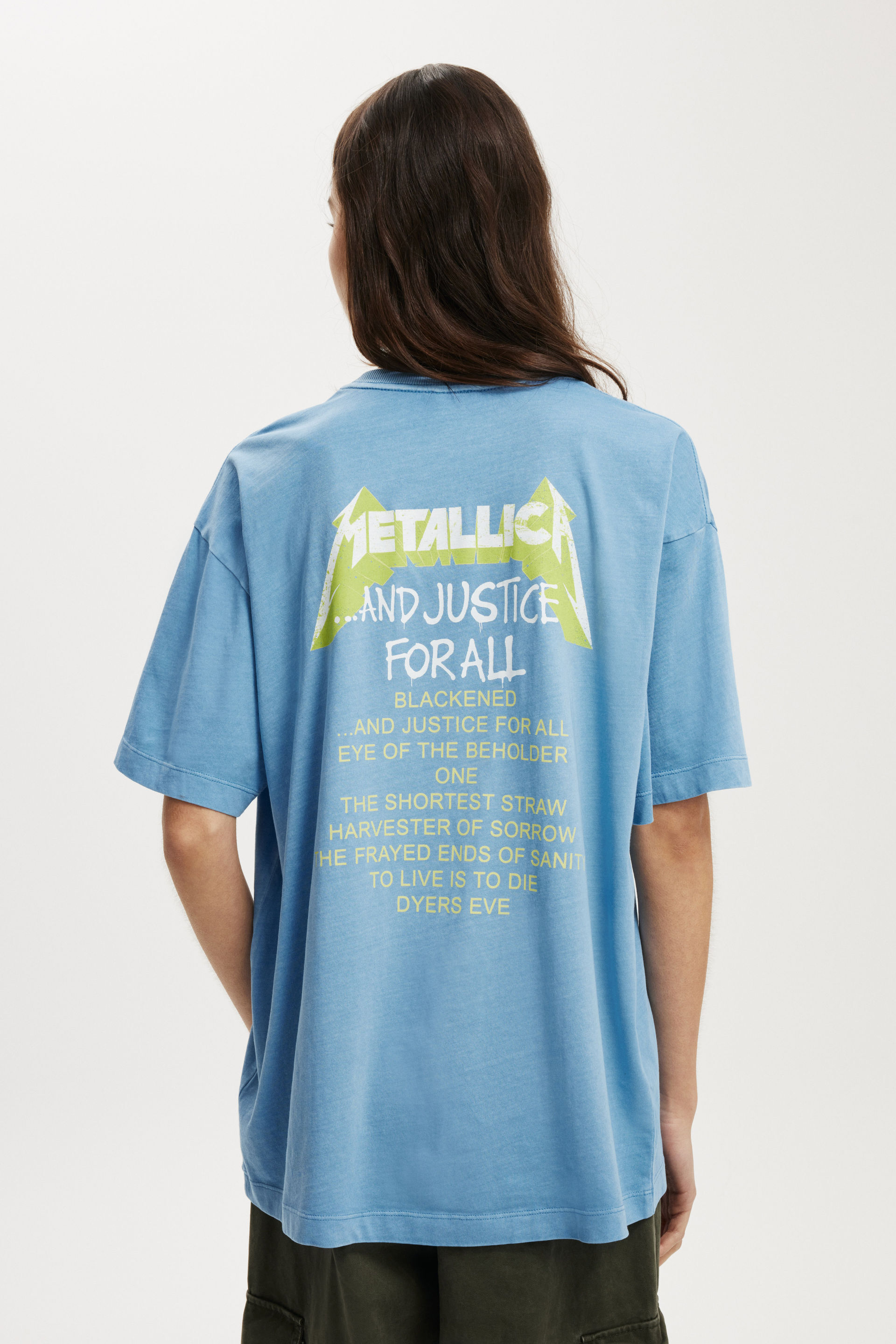 Metallica Boxy Graphic Music Tee