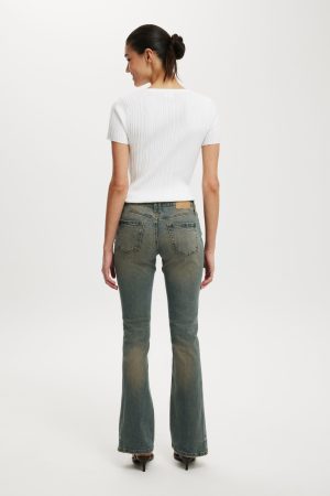 Low Rise Bootcut Jean