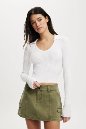 Everfine Rib V-Neck Polo