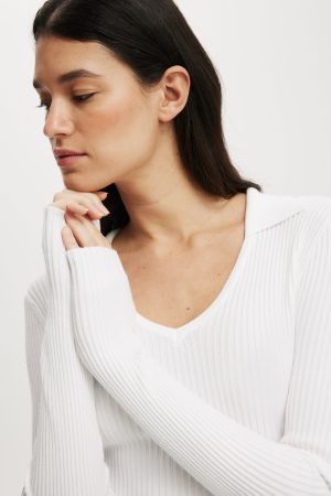 Everfine Rib V-Neck Polo