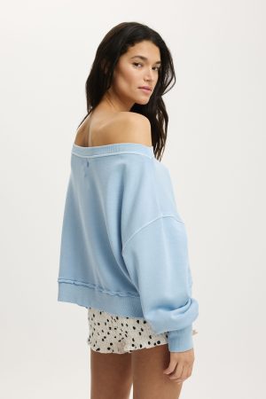 Off Shoulder Sweatshirt