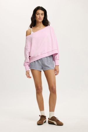 Off Shoulder Sweatshirt