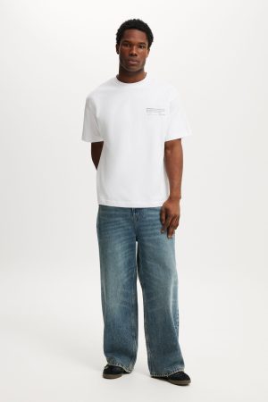 Box Fit Text T-Shirt