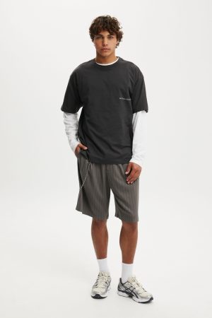 Box Fit Text T-Shirt