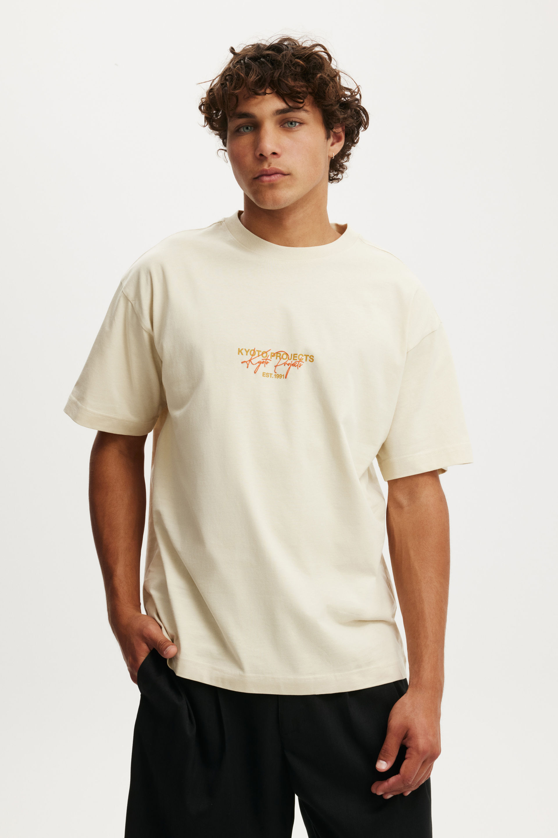 Box Fit Text T-Shirt