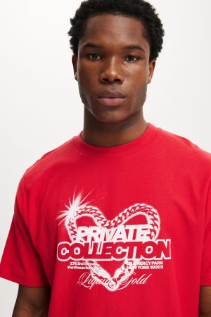 Cropped Fit Graphic T-Shirt