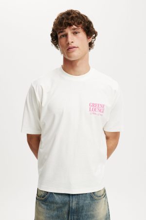 Cropped Fit Graphic T-Shirt