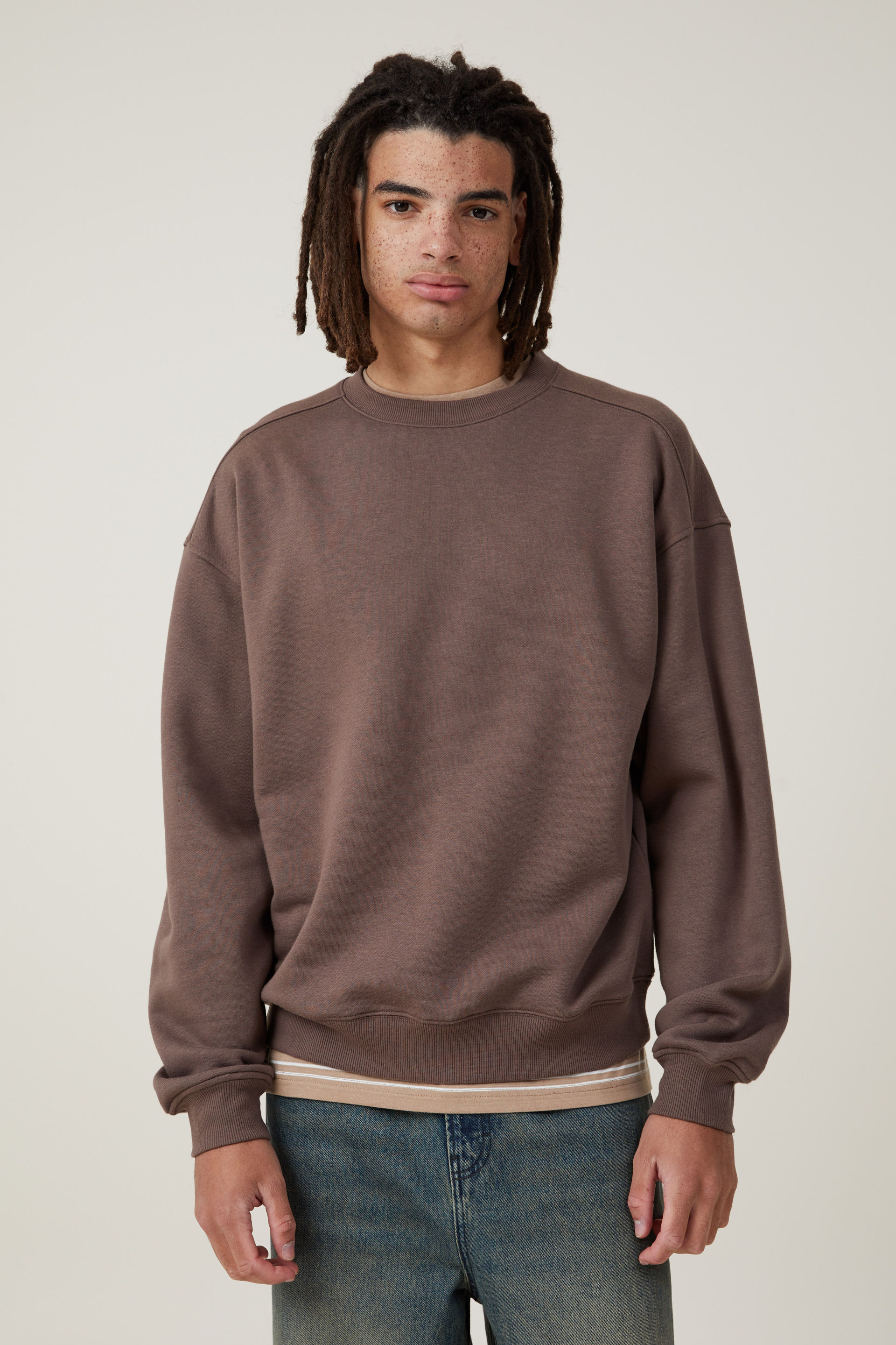 Box Fit Crew Sweater