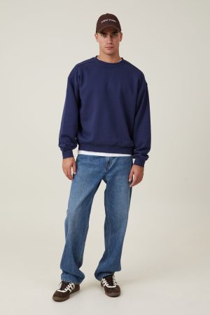 Box Fit Crew Sweater