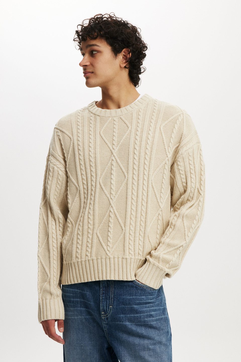 Cable Knit Crew
