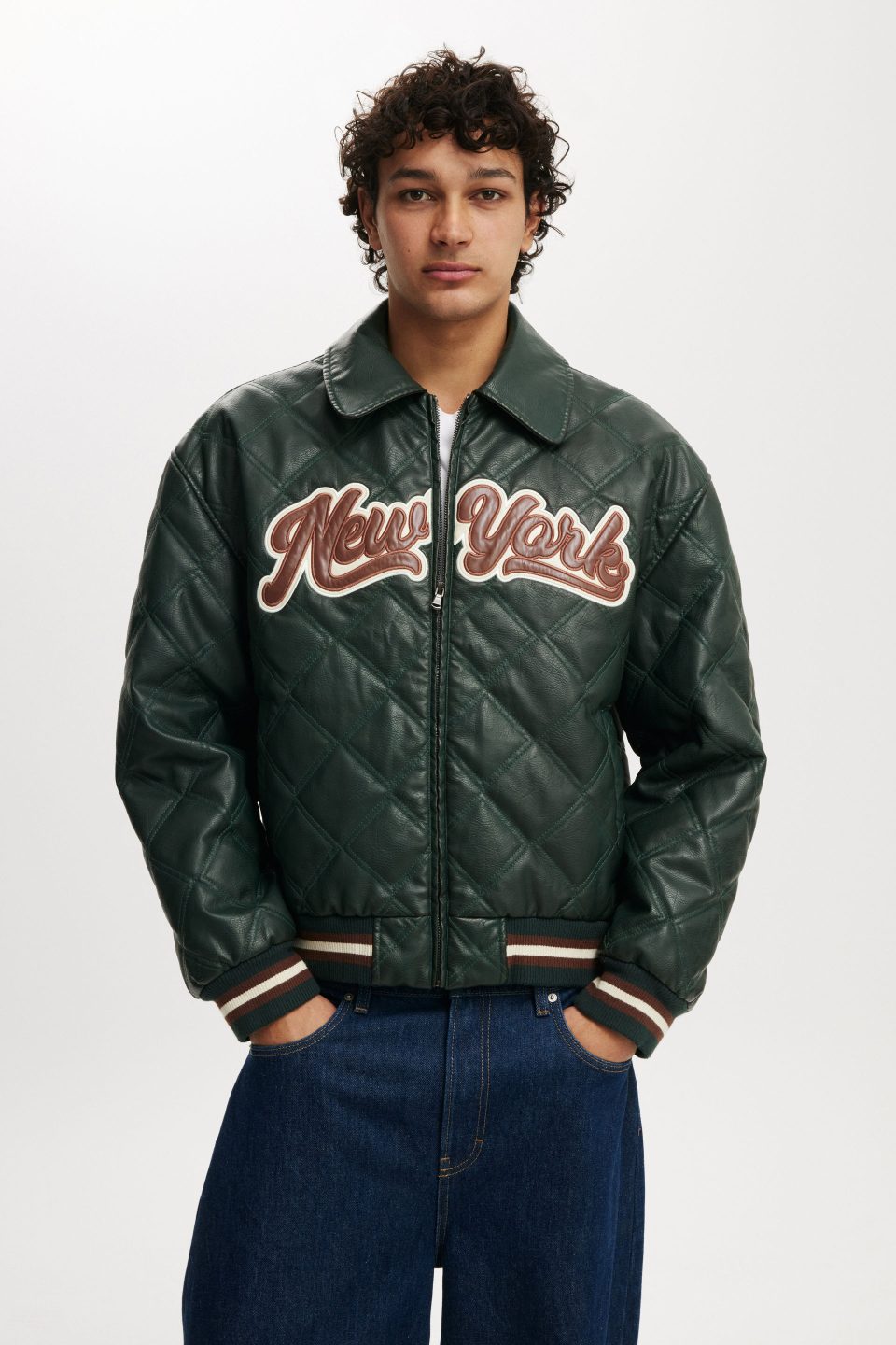 Applique Bomber Jacket