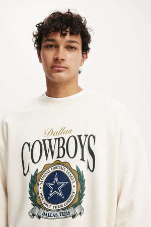 NFL Dallas Cowboys Box Fit Crew Sweater