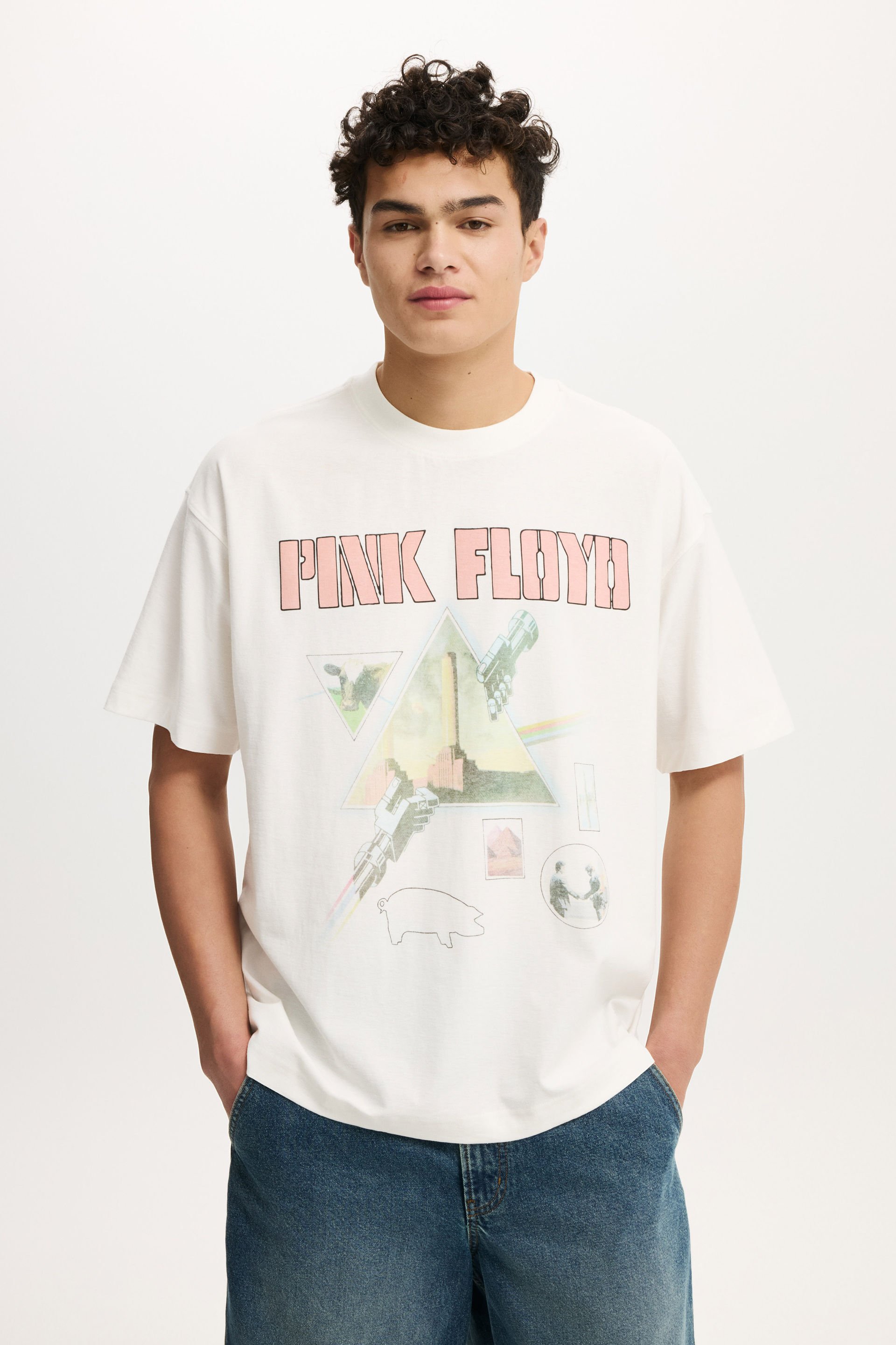 Pink Floyd Box Fit Music T-Shirt
