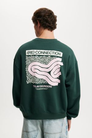 Tylah Saunders Box Fit Crew Sweater