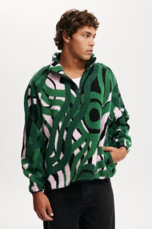 Tylah Saunders Teddy 1/2 Zip Fleece