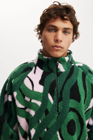 Tylah Saunders Teddy 1/2 Zip Fleece