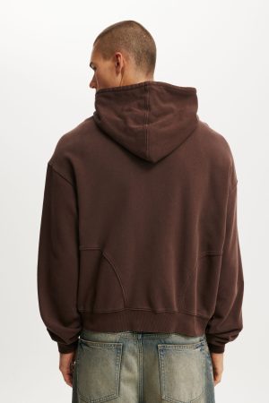 Cropped Zip Up Hoodie