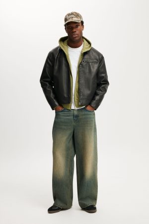 Cropped Zip Up Hoodie