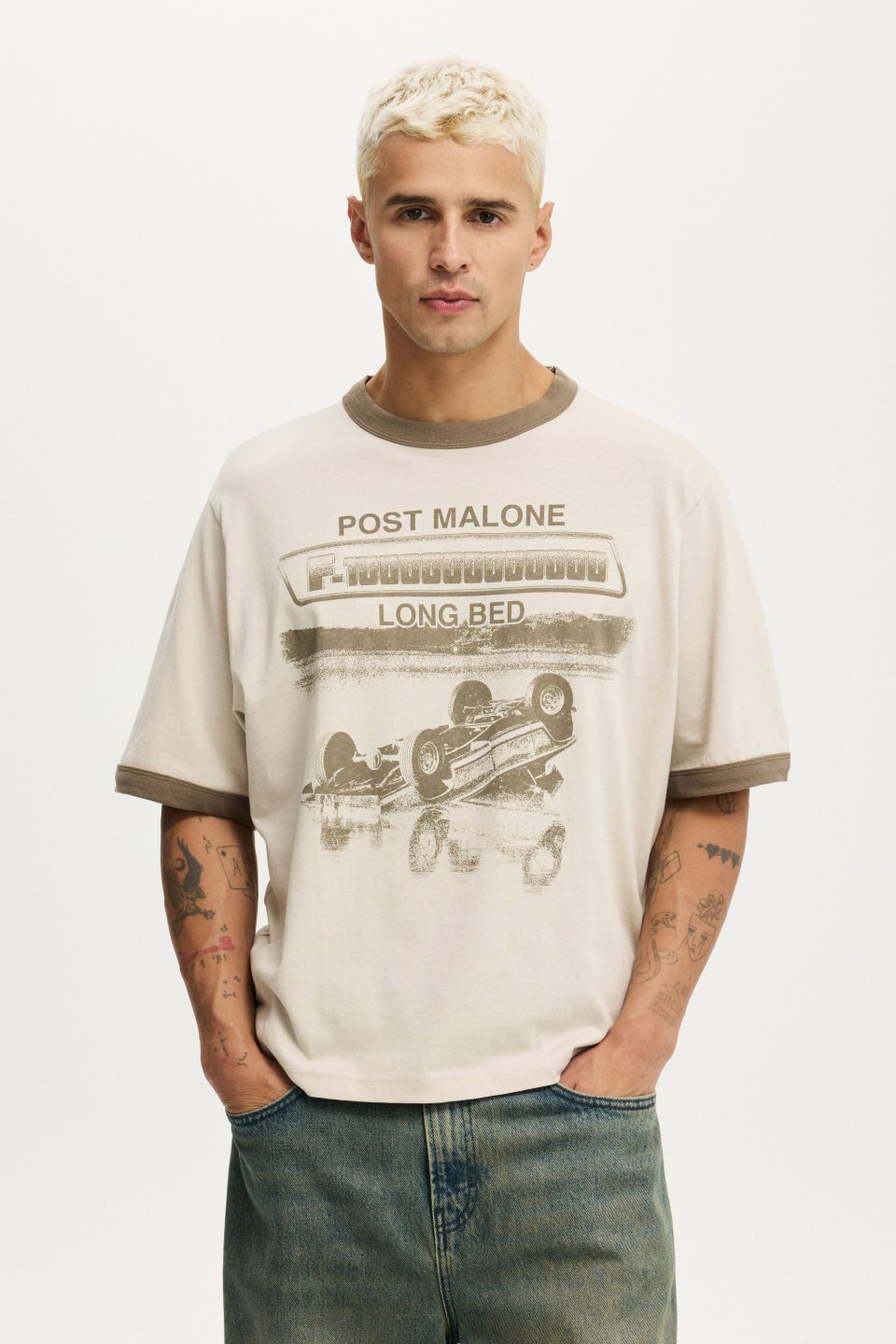 Post Malone Cropped Fit Music T-Shirt