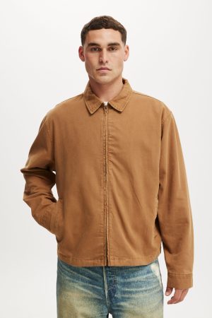 Cropped Harrington Jacket