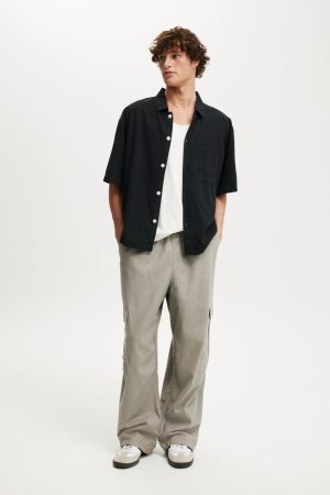 Eli Linen Blend Short Sleeve Shirt