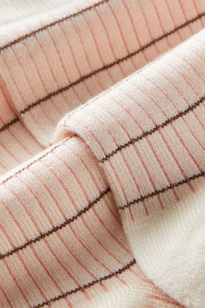 Grid Pattern Crew Sock