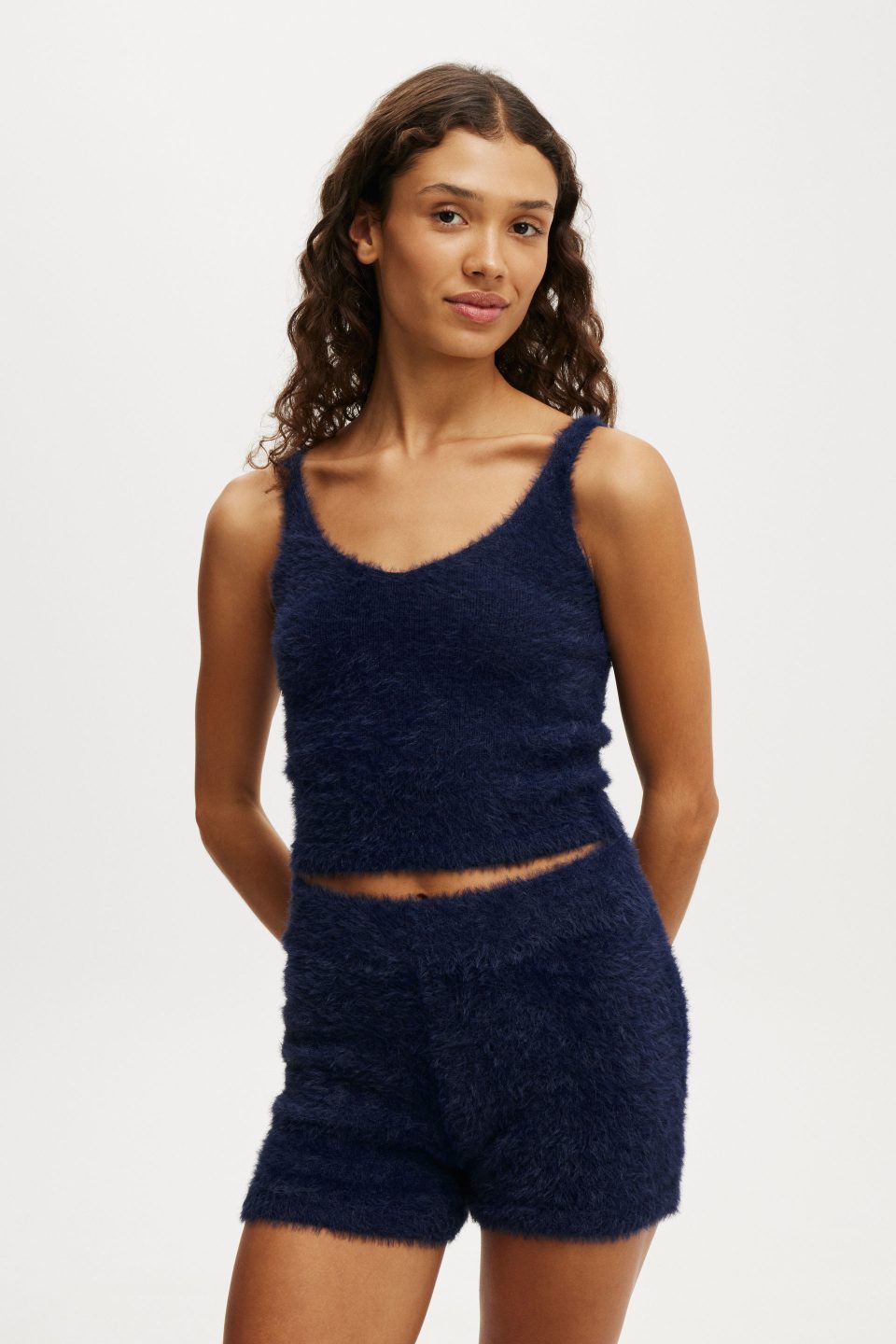 Fluffy Knitted Cami