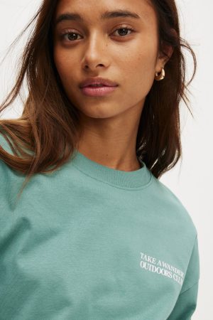 Long Sleeve Graphic Crew