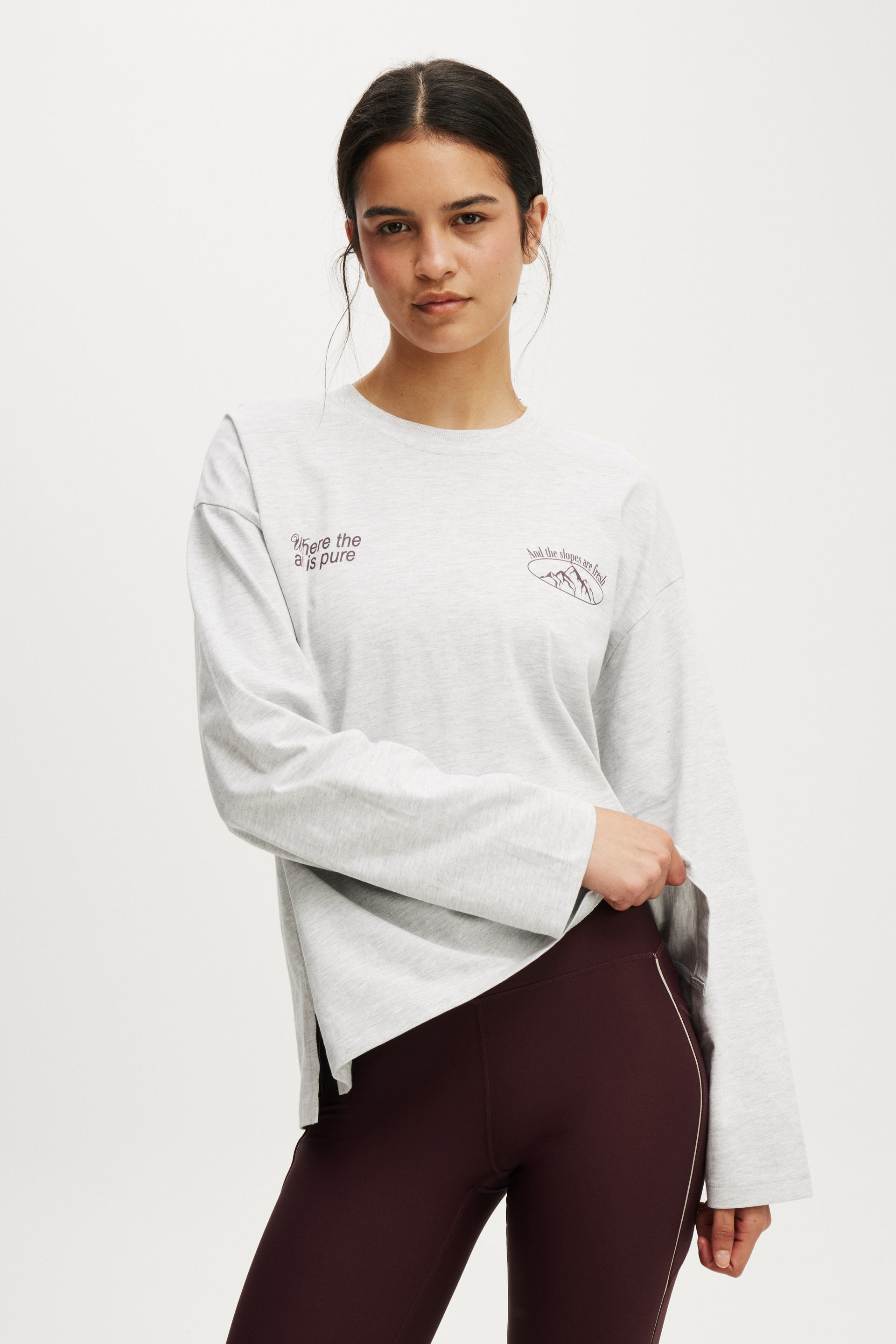 Long Sleeve Graphic Crew