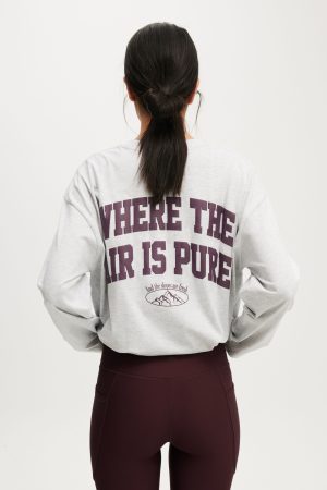 Long Sleeve Graphic Crew