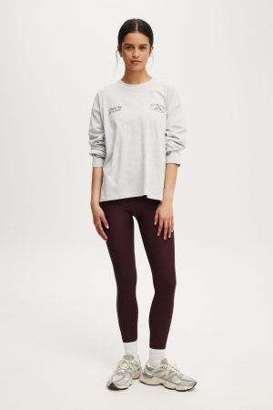 Long Sleeve Graphic Crew