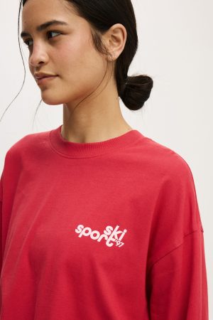 Long Sleeve Graphic Crew