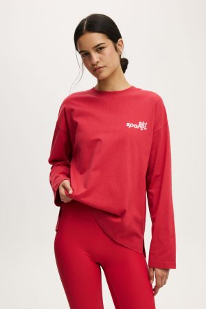 Long Sleeve Graphic Crew