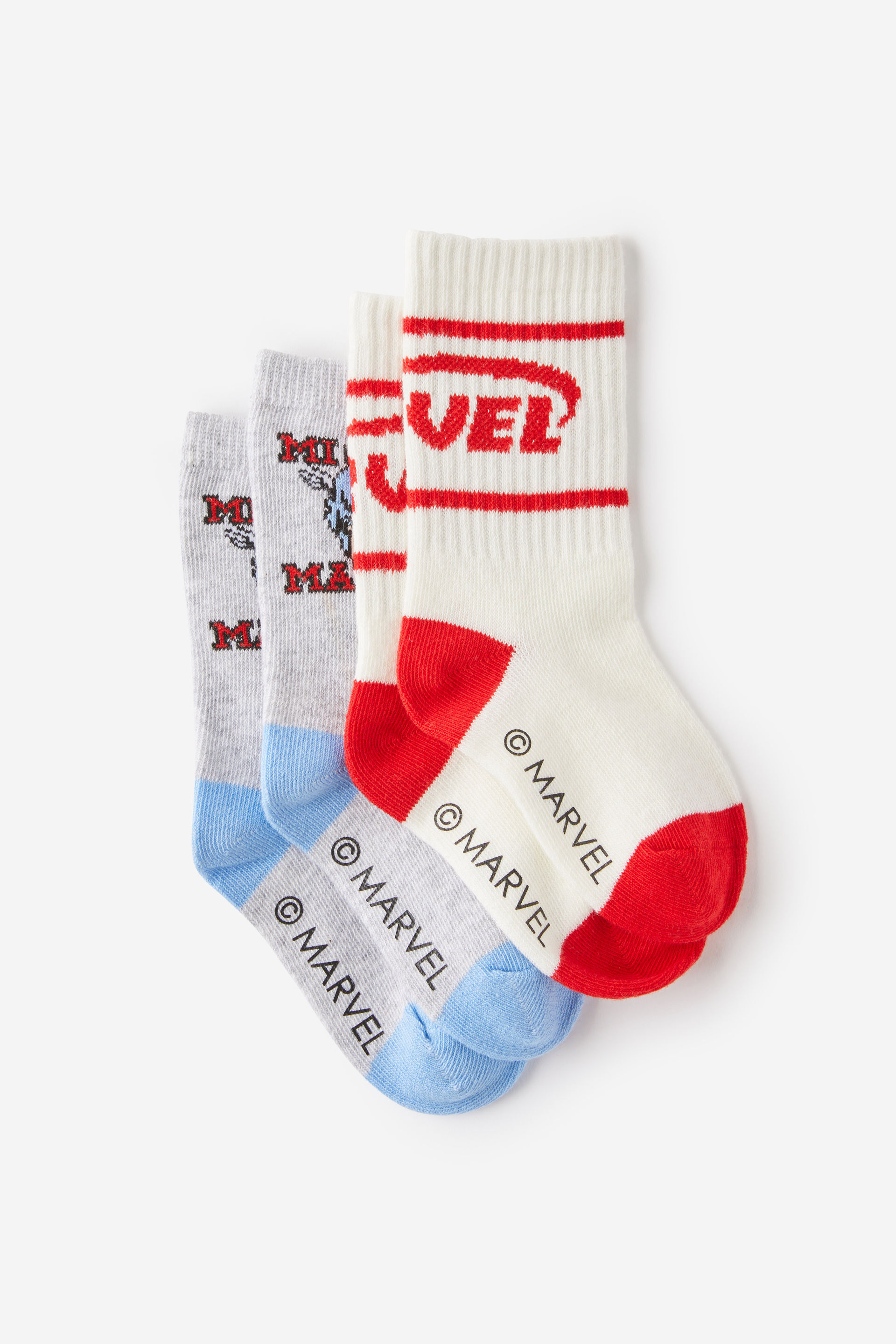 Captain America 2Pk Crew Sock