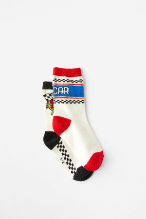 NASCAR 2Pk Crew Sock