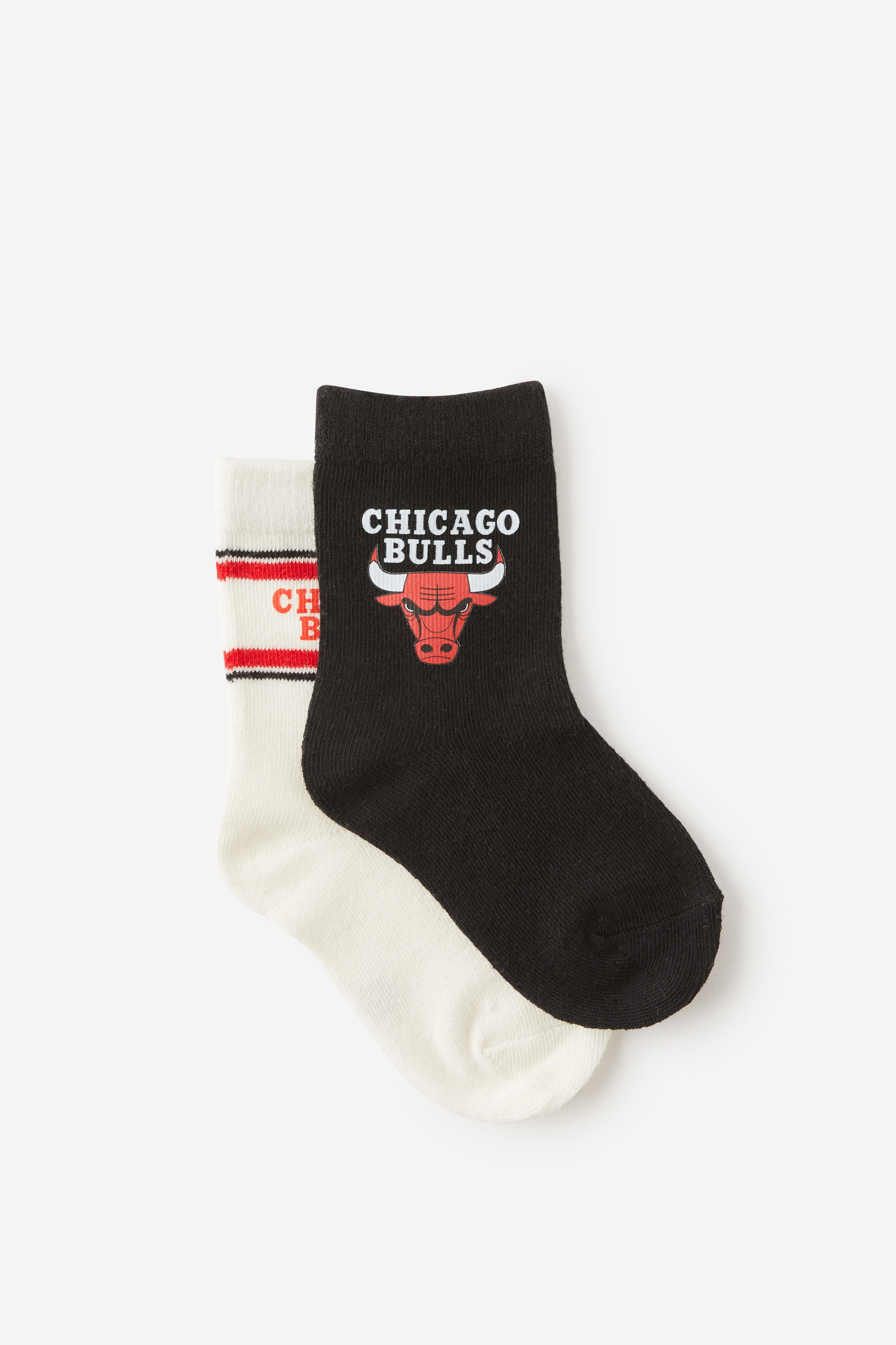 Chicago Bulls 2Pk Crew Sock